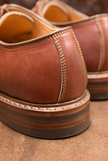 MOTO/PLAIN TOE OXFORD SHOES(ブラウン) - T-bird