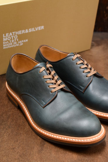 MOTO/PLAIN TOE OXFORD SHOES(ネイビー) - T-bird