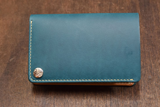 MOTO/2つ折り WALLET(BLUE) - T-bird