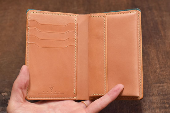 MOTO/2つ折り WALLET(BLUE) - T-bird