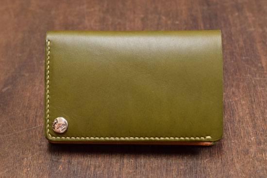 MOTO/2つ折り WALLET(GREEN) - T-bird