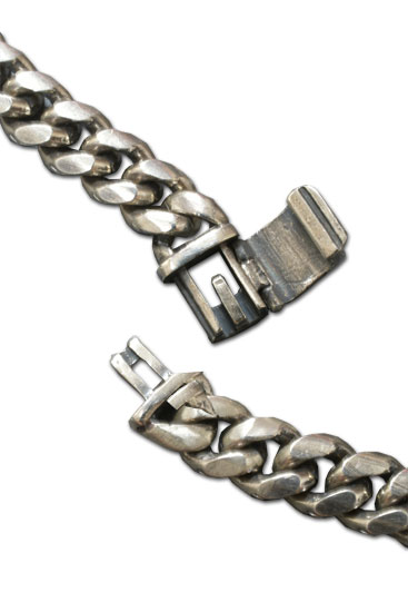 GLAD HAND JEWELRY/NARROW CHAIN BRACELET（SILVER925） - T-bird