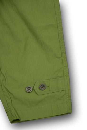 STUDIO ORIBE/WIDE FRENCH CARGO PANTS - T-bird