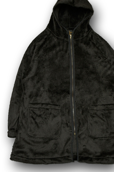 FULL COUNT/Furry Fleece Hoodie Coat - T-bird