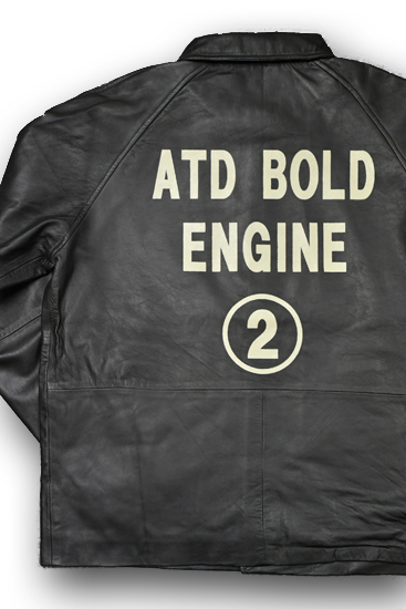 AT-DIRTY/BOLD LEATHER COACH JACKET - T-bird